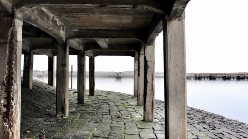 corrosión pilar hormigón puente