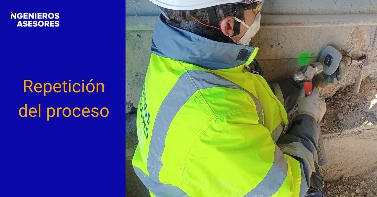 Repetición del proceso de medición del grado de carbonatación