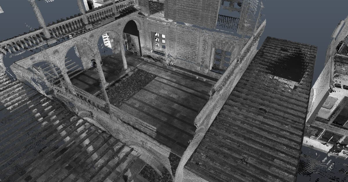 Resultado Escaner láser 3D con tecnología SLAM