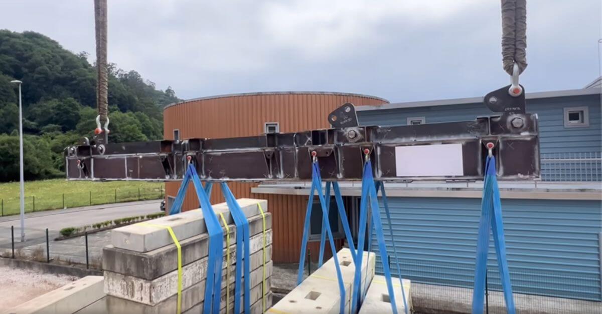 Prueba de carga de viga de rescate