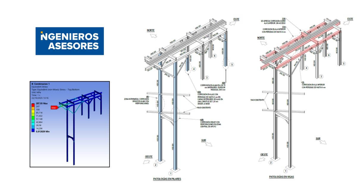 Imágenes del proceso de cálculo estructural