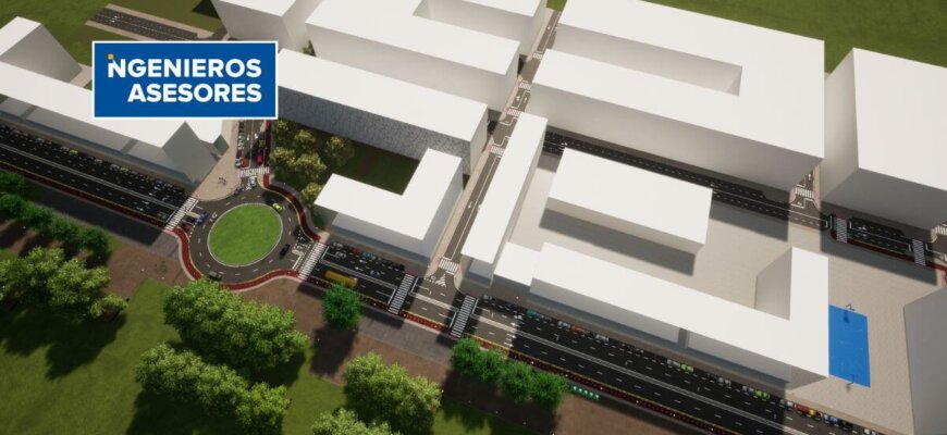 Redacción del proyecto y dirección de las obras del Bulevar de Lugones