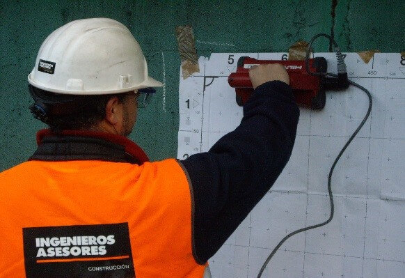 Detección de armaduras en pórticos